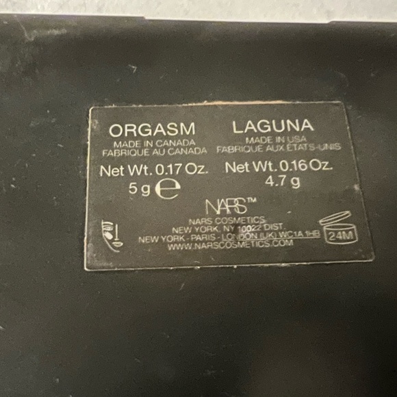 NARS Blush and Bronzer Palette in shades Orgasm and Laguna - Picture 3 of 3